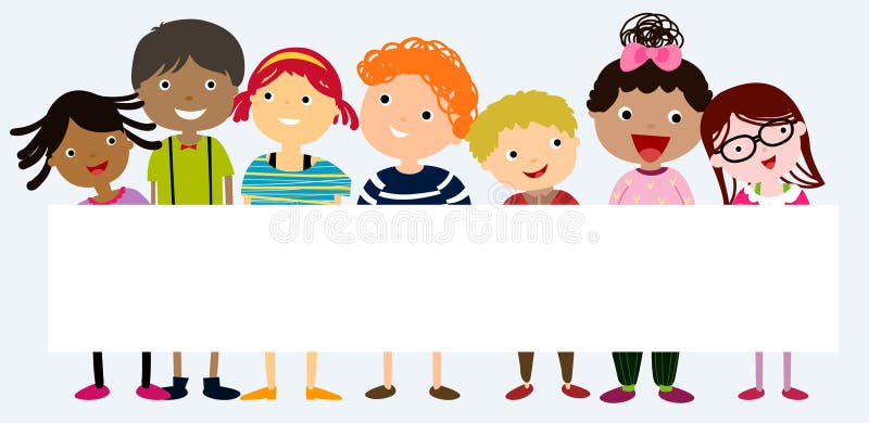 Group of Kids Having Fun and Banner Stock Vector - Illustration of nice, hands: 35722774 Group of Kids Having Fun and Banner Stock Vector - Illustration of nice, hands: 35722774