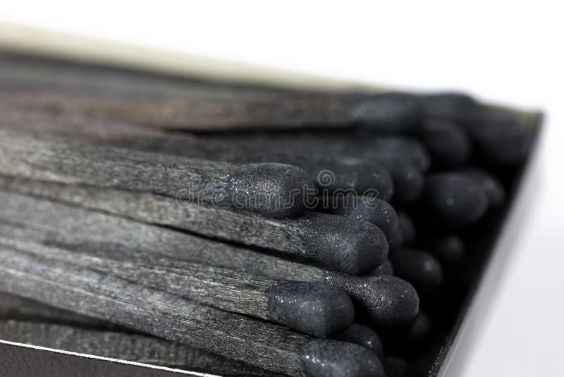 A Group of Matches in a Black Box Stock Photo Image of disposable, concept 242963230
