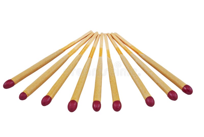 Group of matches sticks stock photo. Image of isolated 18765774