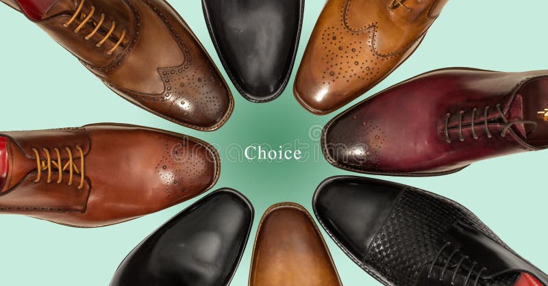 Group of men s shoes stock image. Image of mockup, concept - 65356521