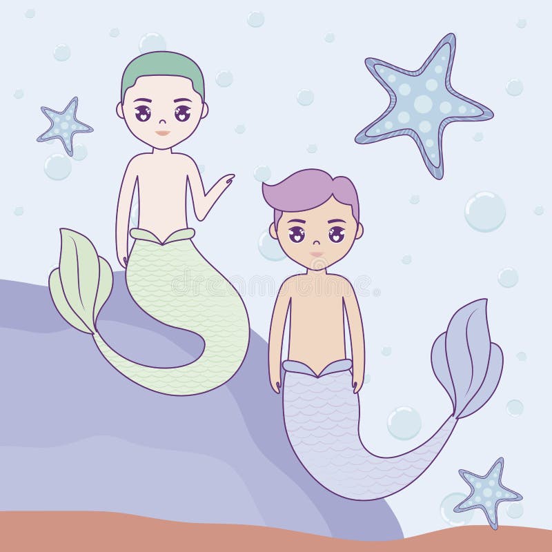 Group Mermaid Male in the Sea Stock Vector - Illustration of beauty, mythical: 140167064 Group Mermaid Male in the Sea Stock Vector - Illustration of beauty, mythical: 140167064
