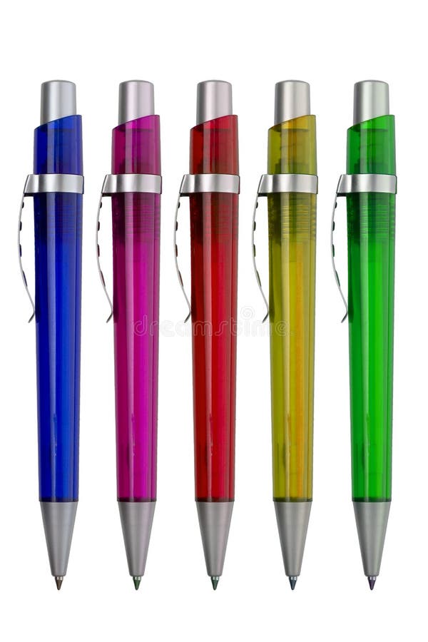Group of Multicolored pens