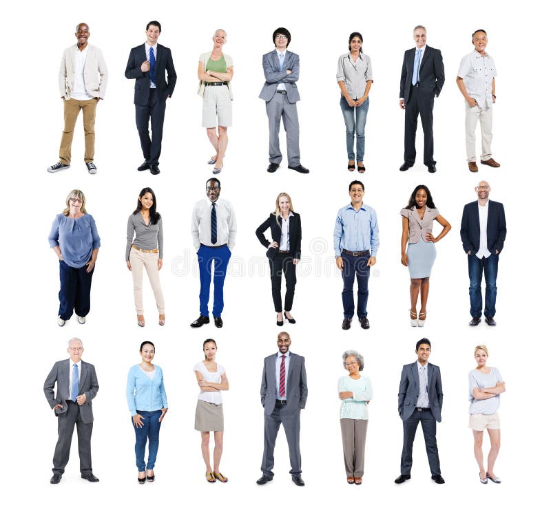 Group of Multiethnic Diverse Business People Stock Photo - Image of ...