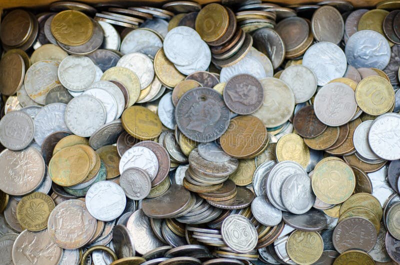 Old metal money stock photo. Image of coinage, coin, cents 53056164