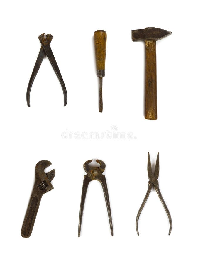 Group of old tools