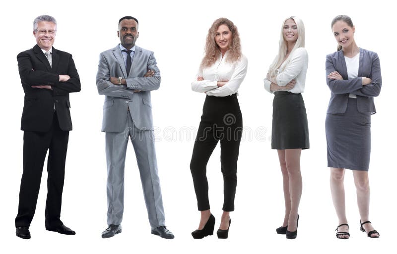Collage of business people on white background stock photography Collage of business people on white background stock photography