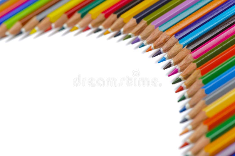 Group of colorful pencil shows finance chart. Group of colorful pencil shows finance chart