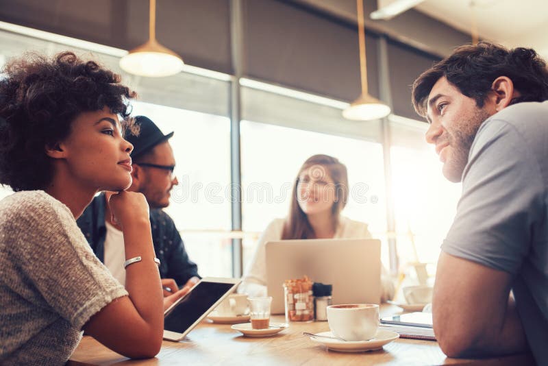 305 Group People Coffee Shop Startup Meeting Photos - Free & Royalty-Free  Stock Photos from Dreamstime