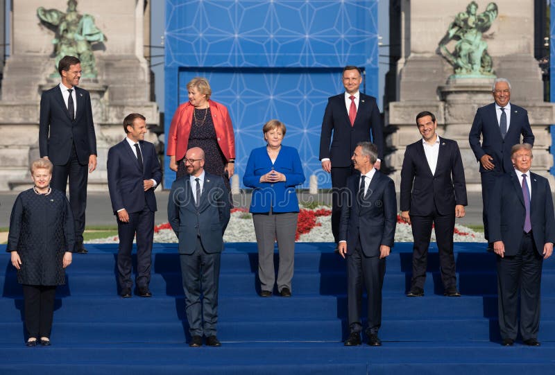 Group Photo of Participants of the NATO Military Alliance Summit