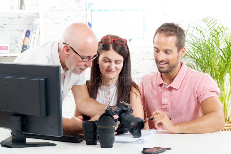 A group of photographers stock photo. Image of professional 59426600
