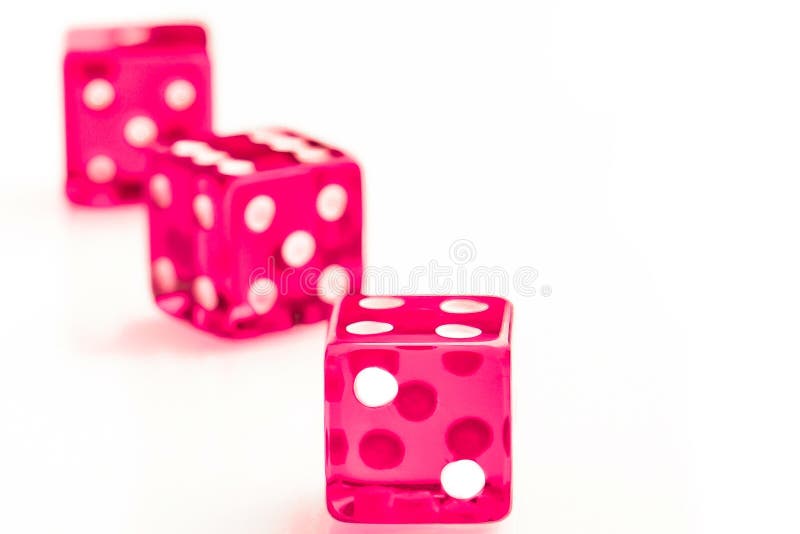 Pink dices stock image. Image of chance, play, backgrounds 24853255