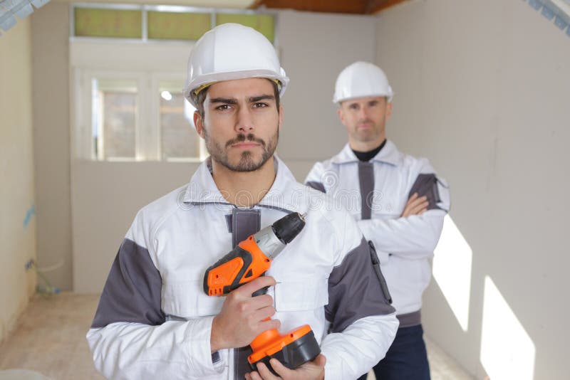 Group professional industrial workers royalty free stock photos Group professional industrial workers royalty free stock photos
