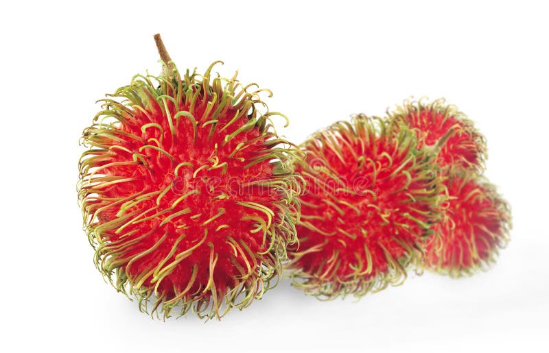 Group of rambutans