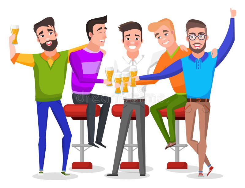 Bachelor Party, Men Drinking Beer, Toast Vector Stock Vector - Illustration of handsome, bachelor: 164920754 Bachelor Party, Men Drinking Beer, Toast Vector Stock Vector - Illustration of handsome, bachelor: 164920754