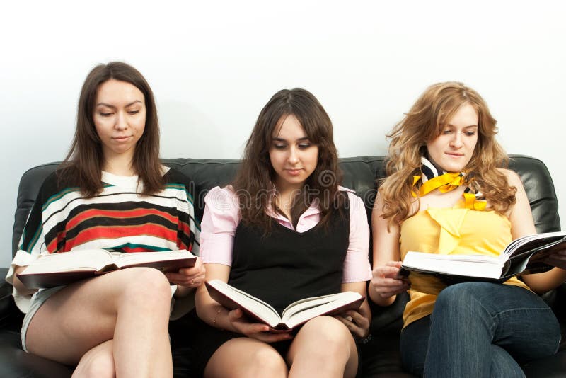 Group of students with the books