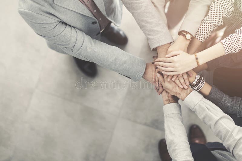 Group of successful business people hand to hand royalty free stock photos Group of successful business people hand to hand royalty free stock photos