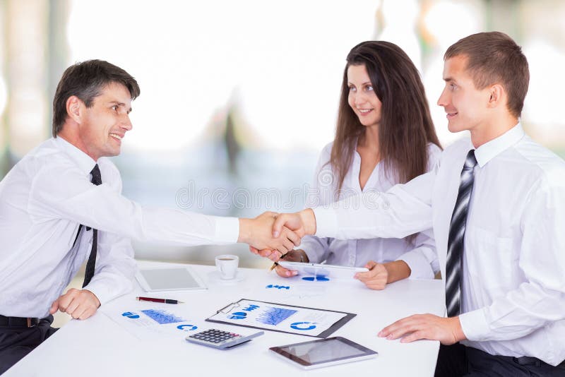 A group of successful businessmen. stock photo A group of successful businessmen. stock photo