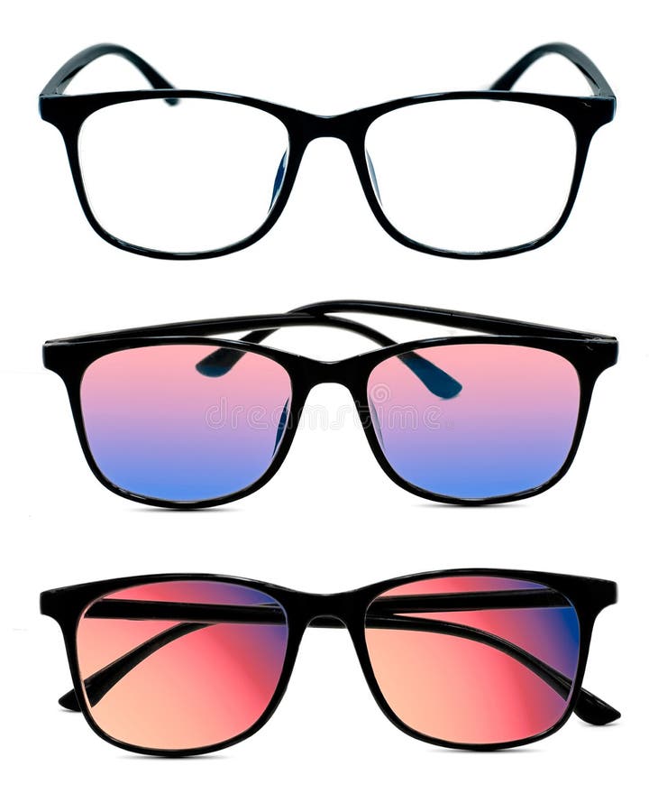 Group of Sunglasses Isolated on the White Stock Photo Image of