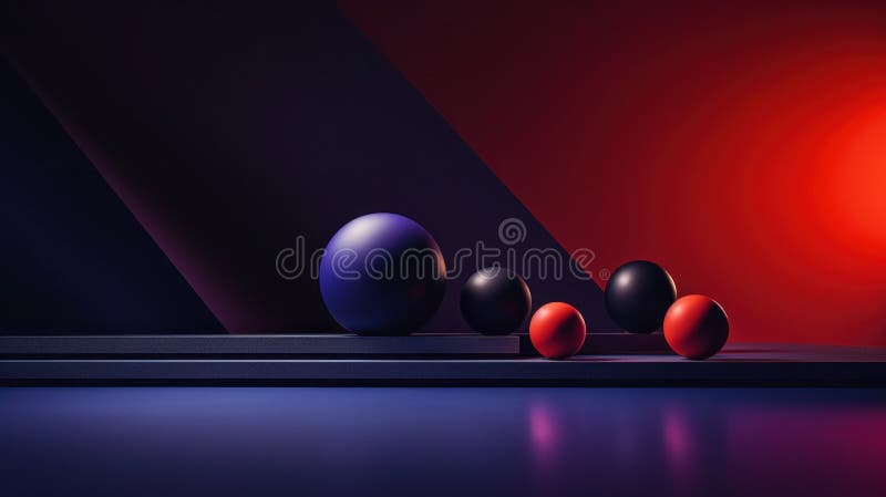 A group of three different colored eggs on a table, AI vector illustration