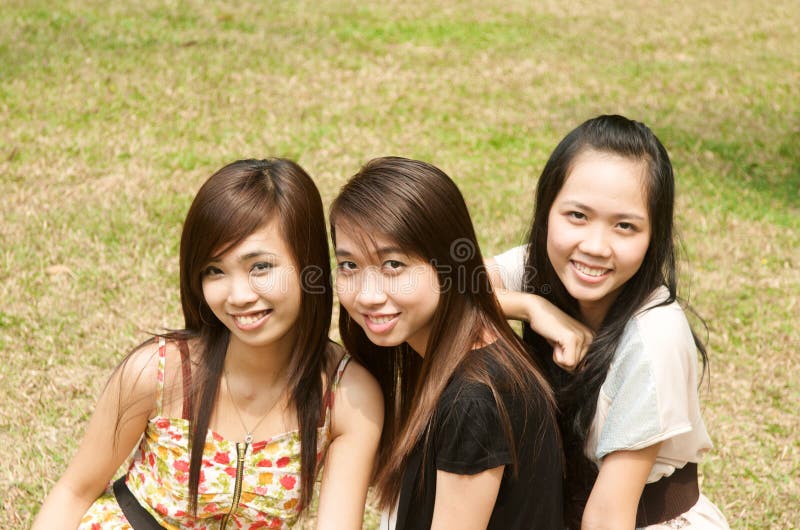 Group of Vietnamese Girl
