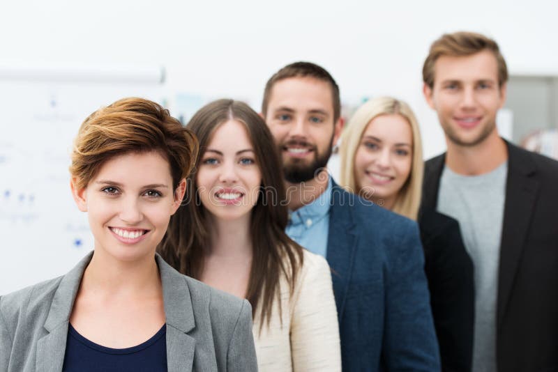 Group of young business people stock photography Group of young business people stock photography
