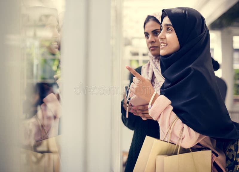 A group of young Muslim women royalty free stock photo A group of young Muslim women royalty free stock photo
