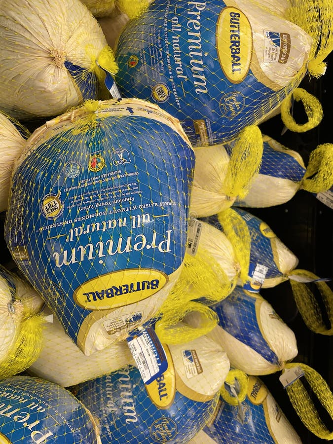 Butterball Frozen Turkeys in a Store in a Display Editorial Image Image of meal, cooler 264177745