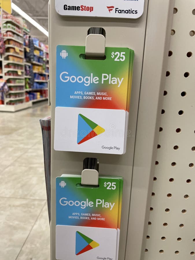 Google play gift cards – Stock Editorial Photo © dennizn #163826408