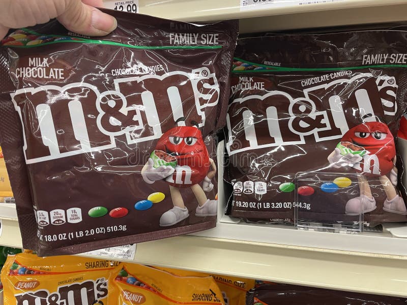 M&M's Chocolate Candies, Milk Chocolate, Minis, Family Size - 18.0 oz