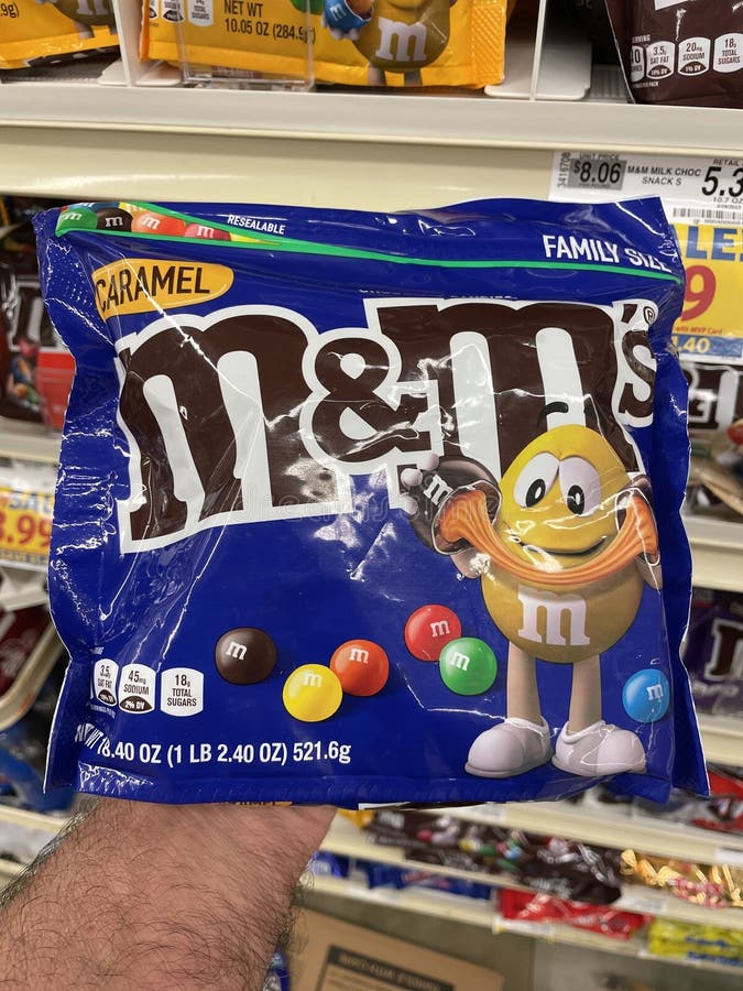 Grocery Store M&m S MMs Chocolate Candy Pretzel Editorial Photo - Image ...