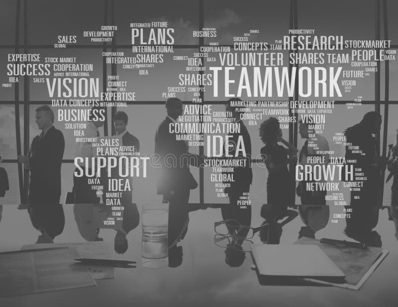 Growth Communication Productivity Research Future Concept vector illustration Growth Communication Productivity Research Future Concept vector illustration