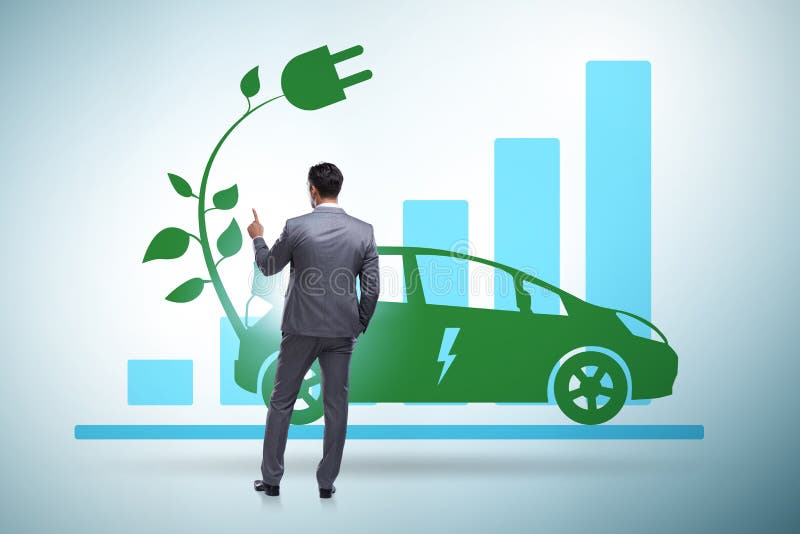 Growth of Electric Car Usage Concept Stock Image Image of environmental, cable 240215171