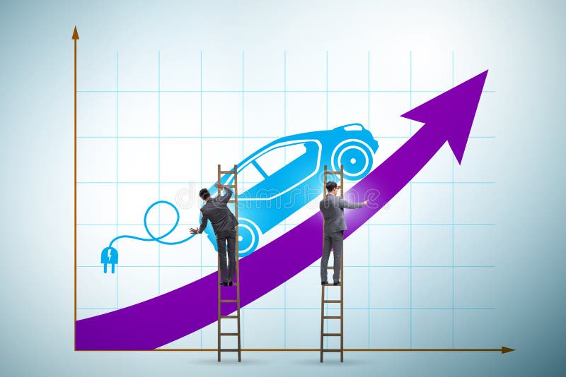 Growth of Electric Car Usage Concept Stock Image Image of global, clean 241225147