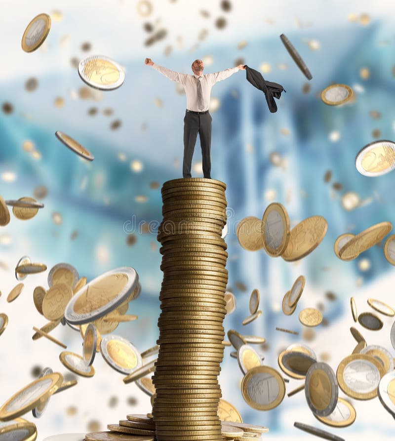 Growth exponential gain vector illustration