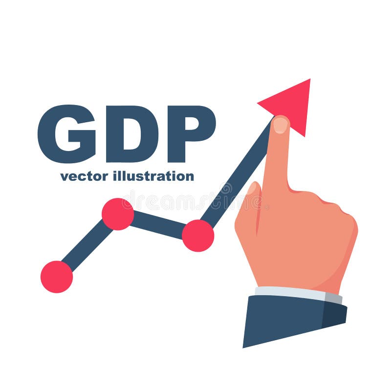 gdp growth clipart