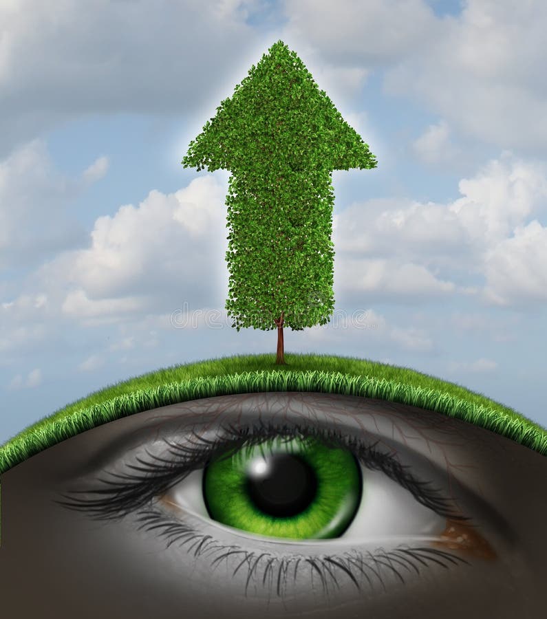 Growth Vision stock illustration Growth Vision stock illustration
