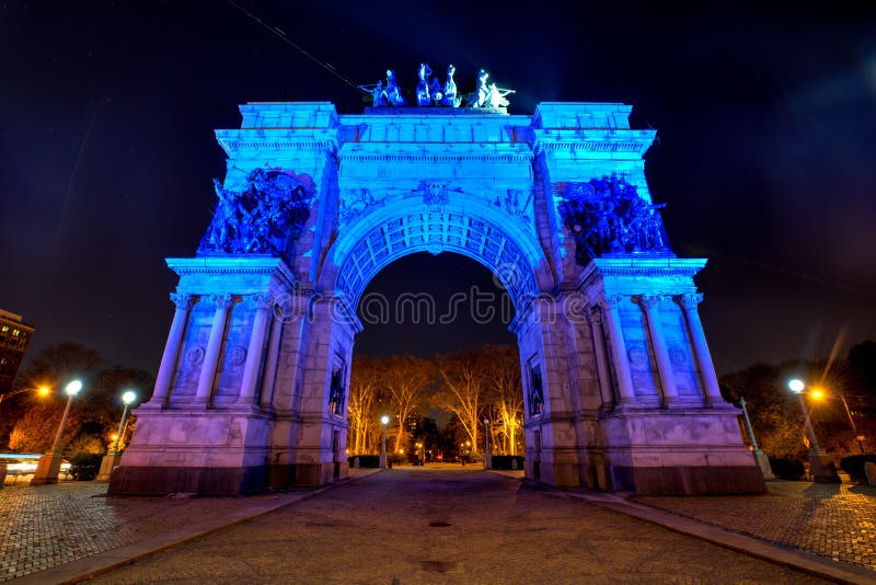 Großartige Armee-Piazza in Brooklyn, New York City stockfotografie Großartige Armee-Piazza in Brooklyn, New York City stockfotografie