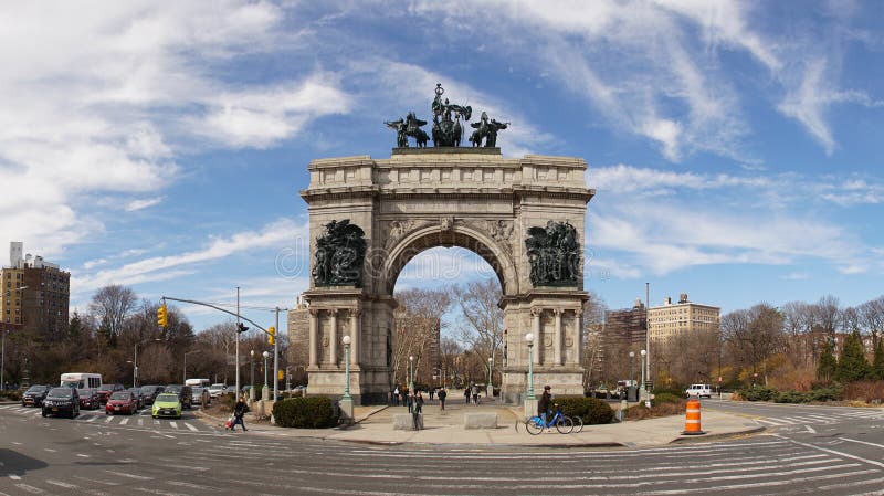 Großartige Armee-Piazza nahe bei Aussicht-Park in Brooklyn, New York City stockfotos Großartige Armee-Piazza nahe bei Aussicht-Park in Brooklyn, New York City stockfotos