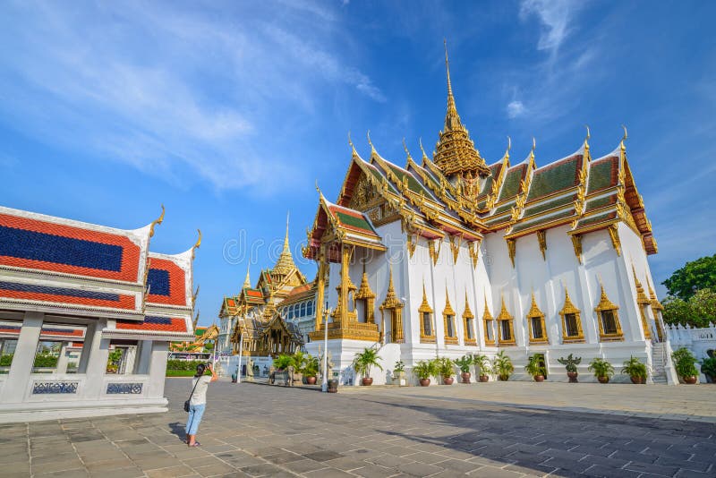 Großartiger Palast in Bangkok, Thailand stockbild Großartiger Palast in Bangkok, Thailand stockbild