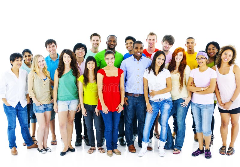 Große Gruppe des Studenten Community People Concept stockbilder Große Gruppe des Studenten Community People Concept stockbilder