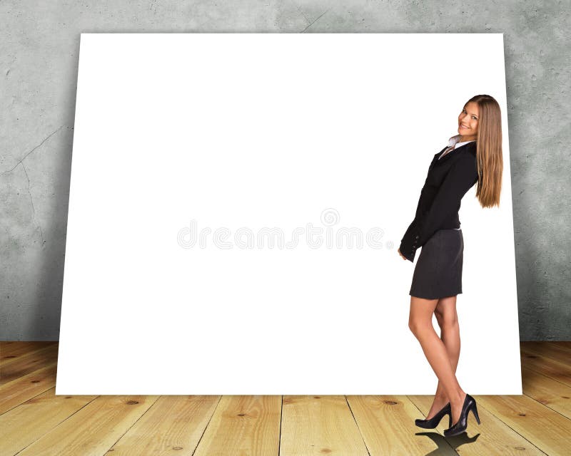Große leere Fahne lizenzfreies stockfoto