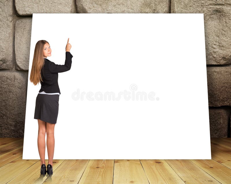 Große leere Fahne stockbild