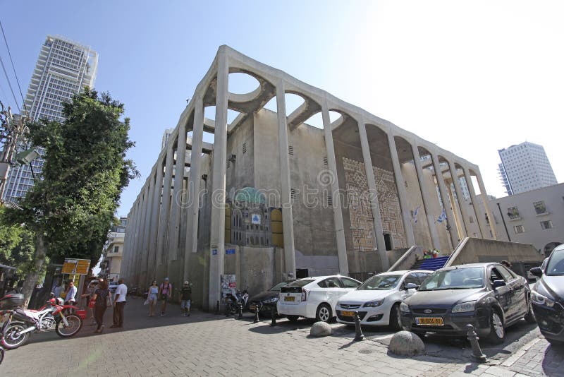 Große Synagoge von Tel Aviv lizenzfreies stockfoto Große Synagoge von Tel Aviv lizenzfreies stockfoto