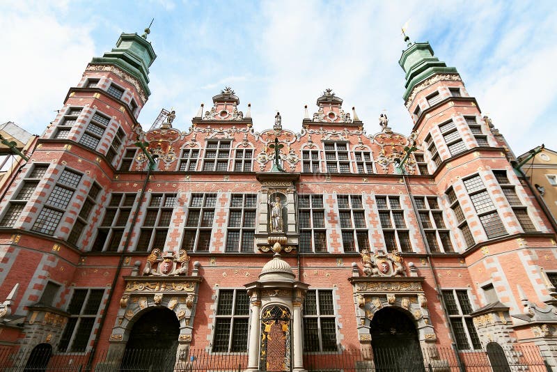 Große Waffenkammer in Gdansk stockfoto Große Waffenkammer in Gdansk stockfoto