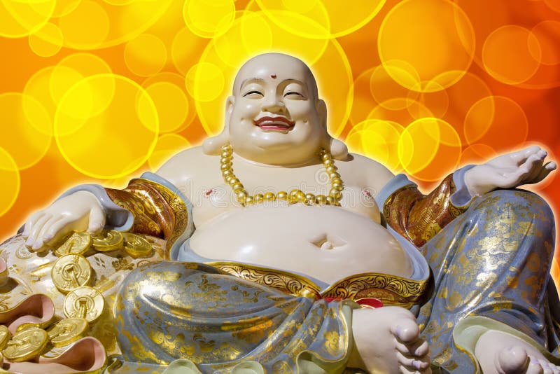 Großer Bauch Maitreya glückliche lachende Buddha Statue lizenzfreie stockfotos Großer Bauch Maitreya glückliche lachende Buddha Statue lizenzfreie stockfotos