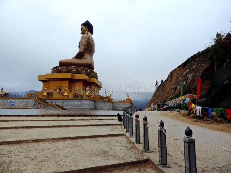 Großer Buddha Dordenma, Thimphu, Bhutan lizenzfreie stockfotografie Großer Buddha Dordenma, Thimphu, Bhutan lizenzfreie stockfotografie