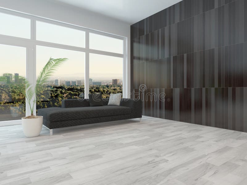 Großes Wohnungswohnzimmer lizenzfreie abbildung Großes Wohnungswohnzimmer lizenzfreie abbildung