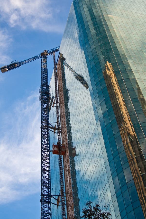 Grue de construction photo stock Grue de construction photo stock