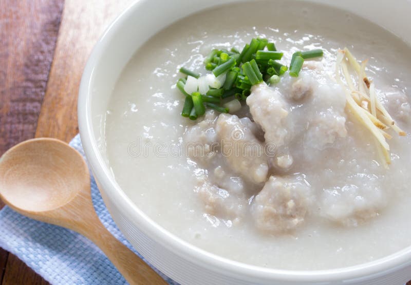 Gruel del riso immagine stock libera da diritti