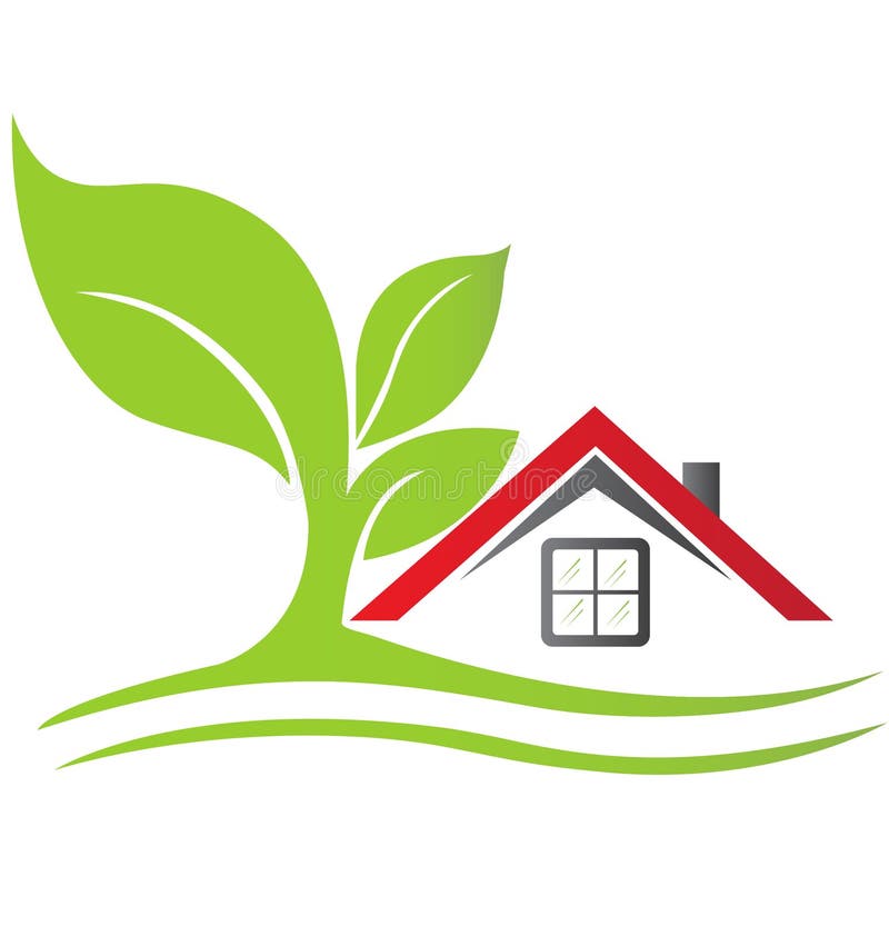 Grundbesitzhaus stock abbildung Grundbesitzhaus stock abbildung